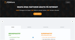 Desktop Screenshot of frifaktura.se