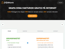 Tablet Screenshot of frifaktura.se